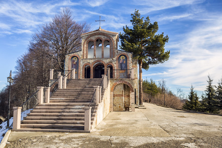 Cross Forest also known as Krastova gora - Christian complex of several chapels, church and monastery located in the Rhodope mountains, Bulgariaの写真素材