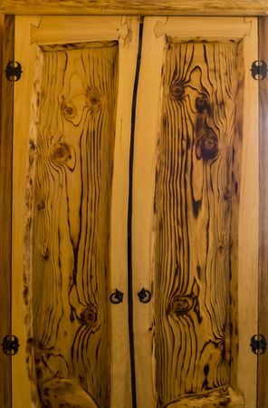 Scorched wood color and texture closeupの写真素材