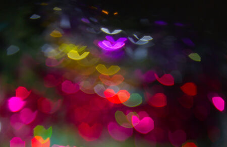 colored hearts for a beautiful backdropの写真素材