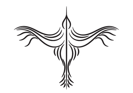 abstract birdのイラスト素材