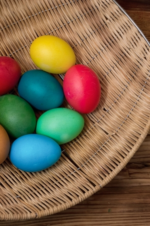 Painted eggs to the holiday.の写真素材