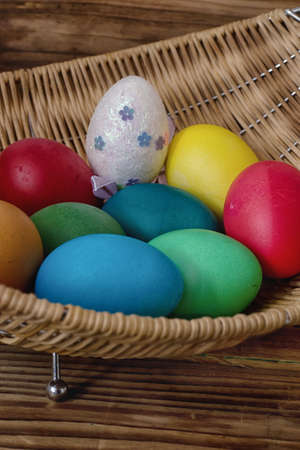 Painted eggs to the holiday.の写真素材