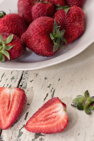 Juicy strawberryの写真素材