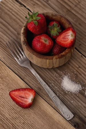Juicy strawberryの写真素材
