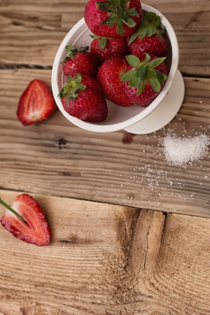 Juicy strawberryの写真素材