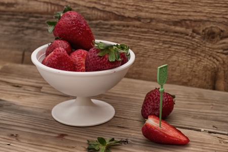 Juicy strawberryの写真素材