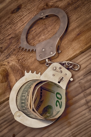 A corruption is in societyの写真素材