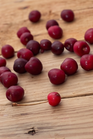Fresh cherry from a gardenの写真素材