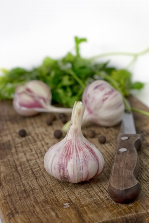sharp spice is  garlicの写真素材
