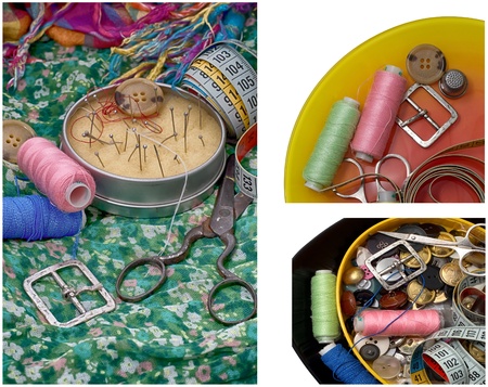 seamstress for needleworkの写真素材