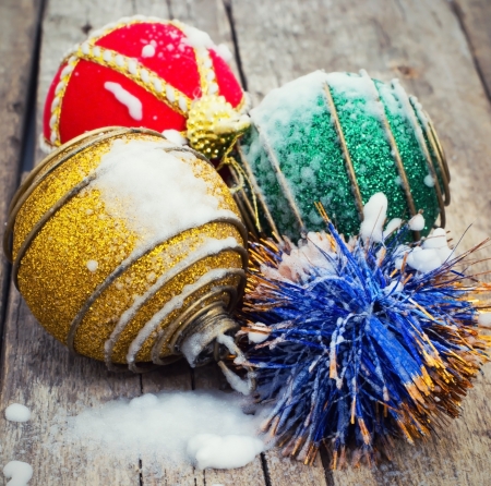Christmas toys sprinkledの写真素材