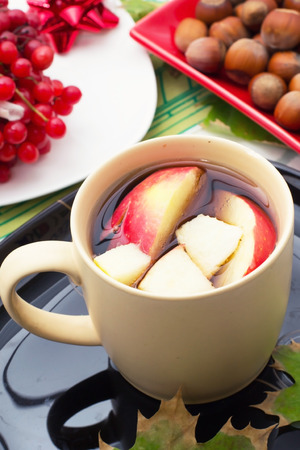 warming fruit teaの写真素材