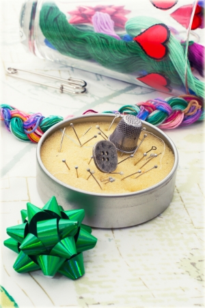 art of weaving and embroideringの写真素材