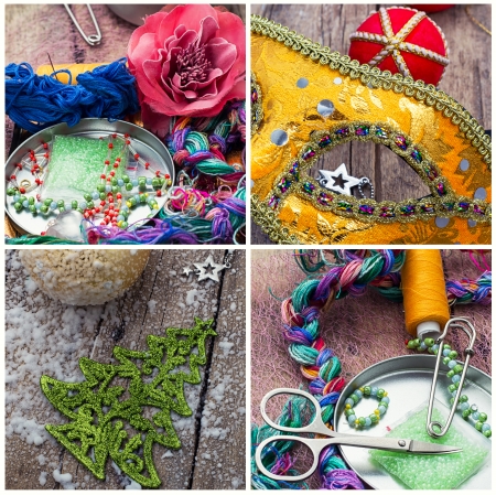 weaving and embroideringの写真素材