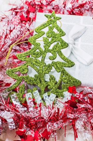 Christmas decoration for winter holidaysの写真素材