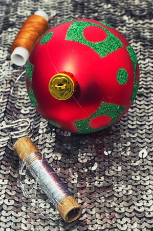 new year baublesの写真素材