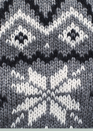 texture of the hair with a pattern manual home knitの写真素材