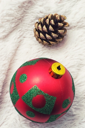 red Christmas toy balloon,for decorationsの写真素材