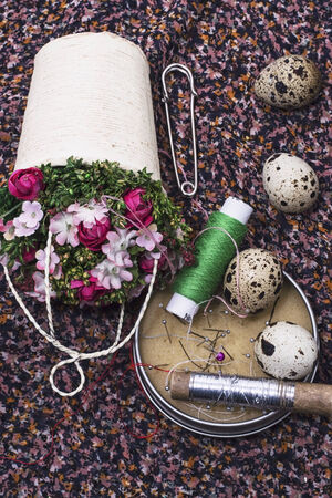 Easter decorations の写真素材