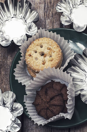 fragrant holiday home baked cakes for teaの写真素材