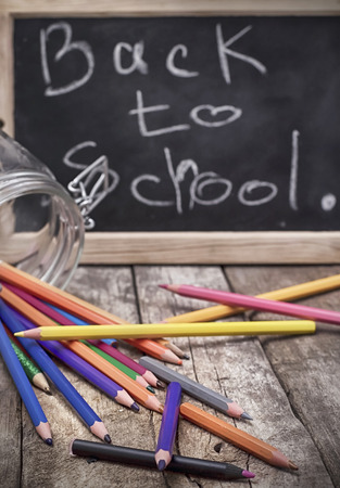 wooden pencils of different coloursの写真素材