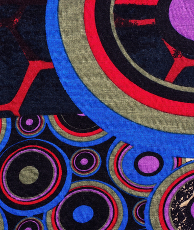 texture cut textile fabrics of different coloursの写真素材