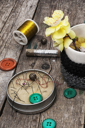 sewing accessoriesの写真素材