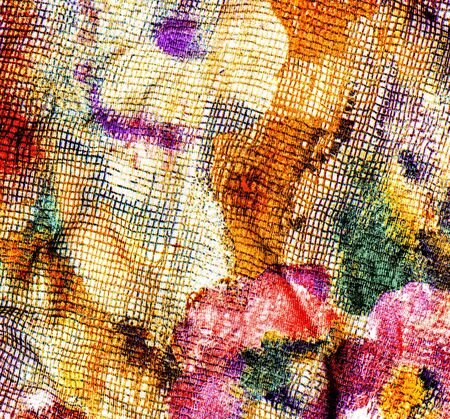 texture of the piece of cloth textile fabric handmade