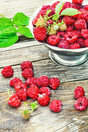 ramekin of berries ripe raspberry