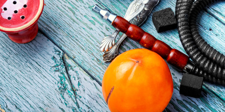 Glamour east hookah with taste persimmon.Persimmon shisha