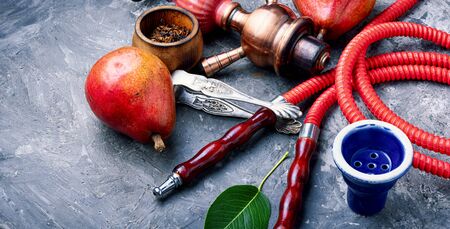 Details of the eastern hookah.
