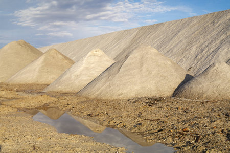 Salt mountainの写真素材