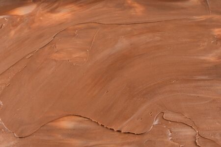 Chocolate cream background. Space for text or design.の写真素材