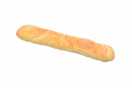 Fresh baguette isolated in white.の写真素材