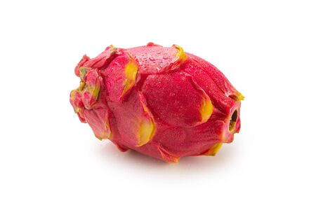 Sweet tasty dragon fruit or pitaya isolated on white background.の写真素材