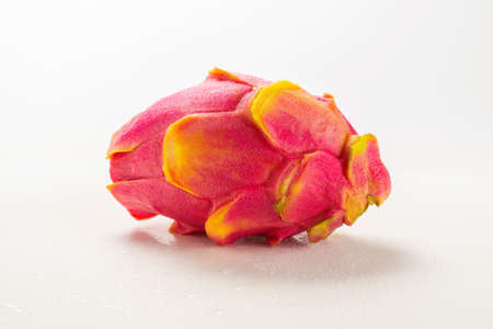 Sweet tasty dragon fruit or pitaya isolated on white background.の写真素材