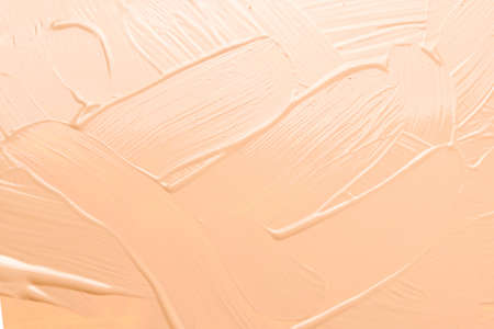 Liquid foundation texture. Make up for women. Top view.の写真素材