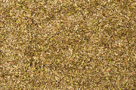 Oregano as a background. Top view.