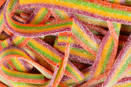 Colorful jelly beans background. Jelly candies pattern.