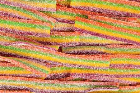 Colorful jelly beans background. Jelly candies pattern.の写真素材