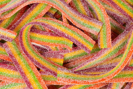 Colorful jelly beans background. Jelly candies pattern.の写真素材