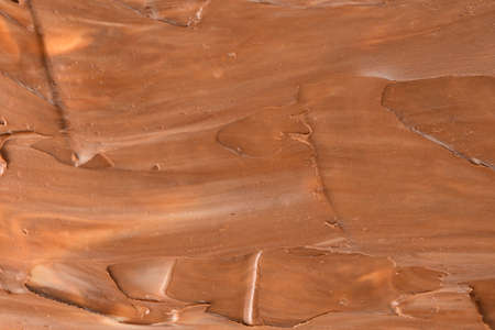 Chocolate cream background. Space for text or design.の写真素材