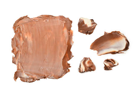 Chocolate cream background. Space for text or design.
