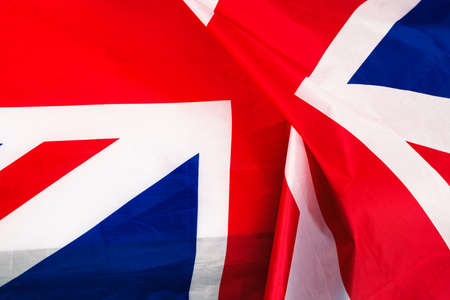 Great britain flag as a background. Top view.の写真素材