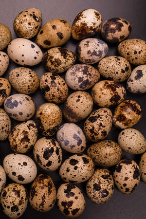 Group of quail eggs as a background. raw eggs.の写真素材