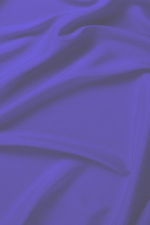 Red silk or satin luxury fabric texture can use as abstract background. Top view.の写真素材