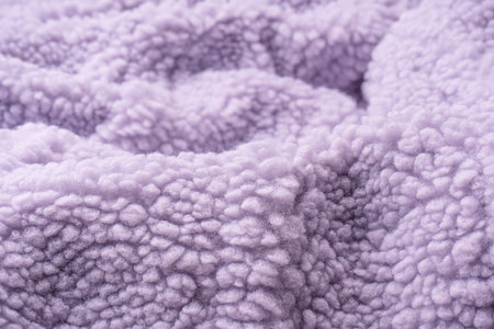 Purple fur texture as a background. top view.