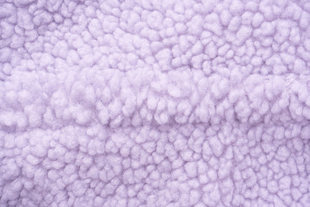 Purple fur texture as a background. top view.の写真素材