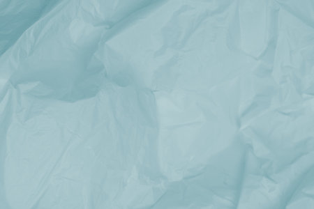Plastic bag as a background. top view.