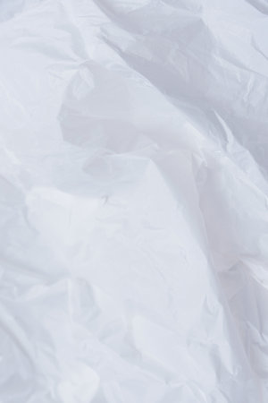 Plastic bag as a background. top view.の写真素材